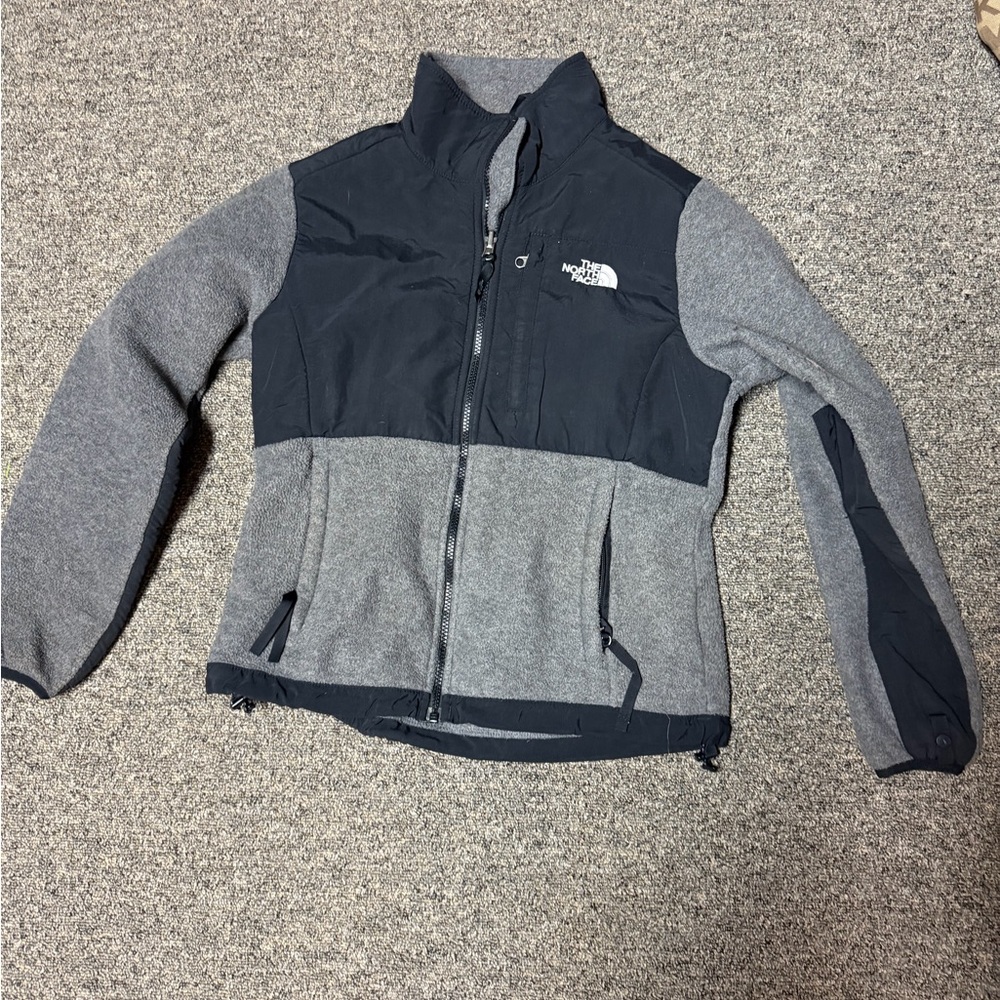 The North Face Black and Gray Fleece Jacket